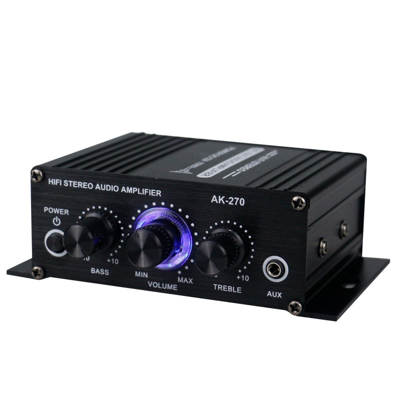 Home Cinema Solution - AK-270 HiFi Stereo Amplifier 400W 12V/24V