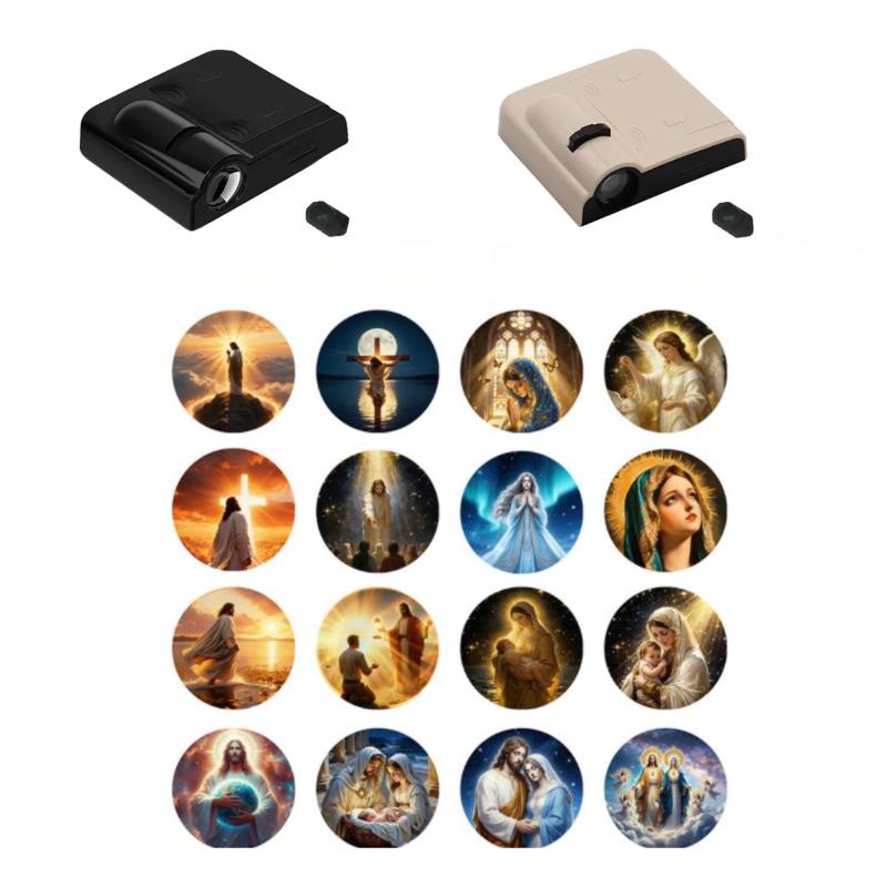 Home Cinema Led Projector - 1 Lamp + 16 Pictures Christ