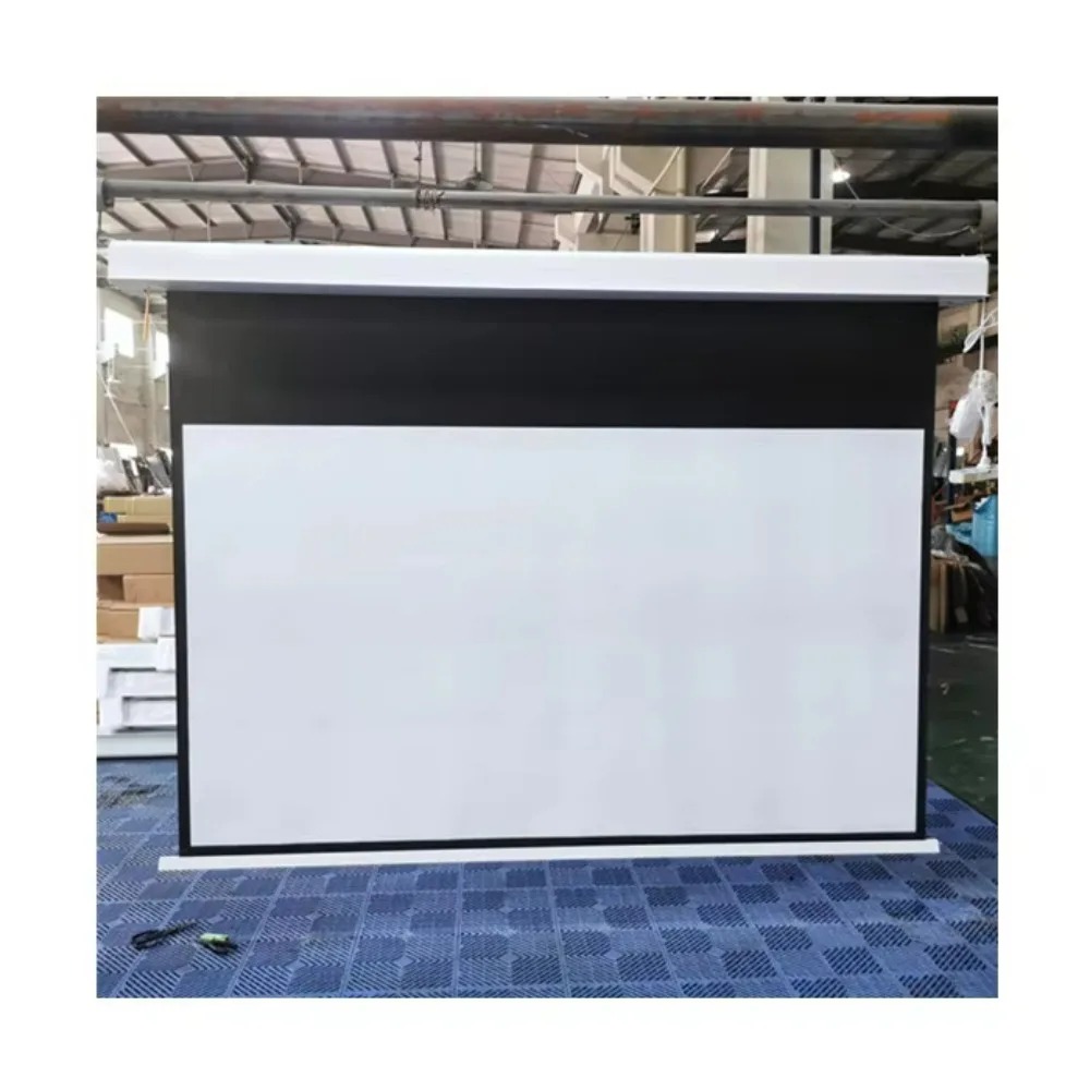Projector Screen 100 Inch - CE Certified Electric Projector Screen 84