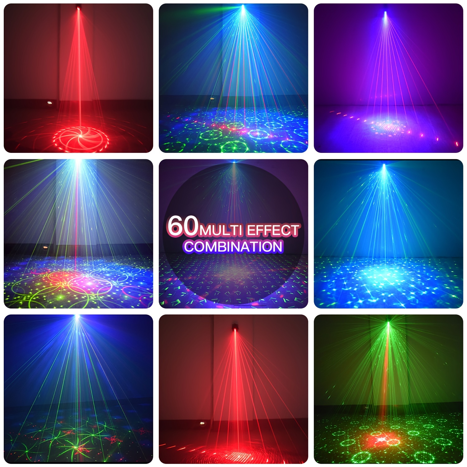 Party light DJ disco ball RGB  - مراجعة Home Cinema Led Projector وسعره