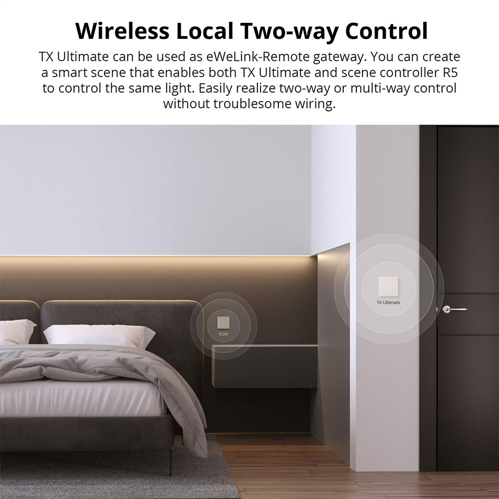 SONOFF TX Ultimate Smart WiFi  - مراجعة Home Cinema App وسعره