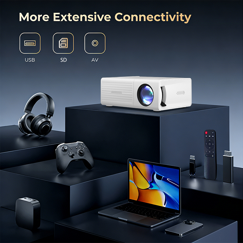 MAOHUTER Mini Portable Project - مراجعة Home Cinema Led Projector وسعره