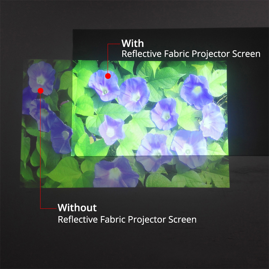 Touyinger 16:9 High Brightness - مراجعة Projector Screen 100 Inch وسعره