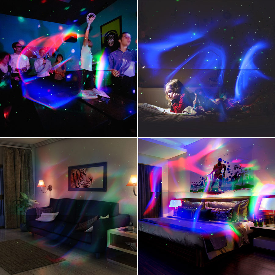ESHINY RGB LED Rechargeable Ba - مراجعة Home Cinema Led Projector وسعره
