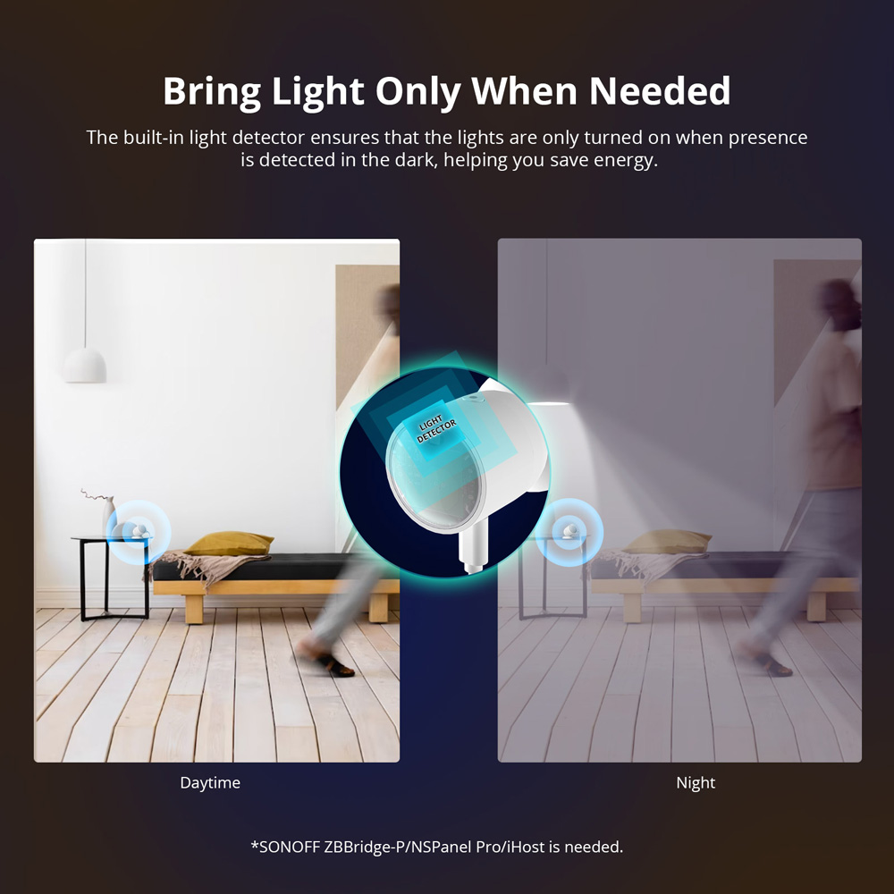SONOFF SNZB-06P Zigbee Human P - مراجعة Home Cinema App وسعره