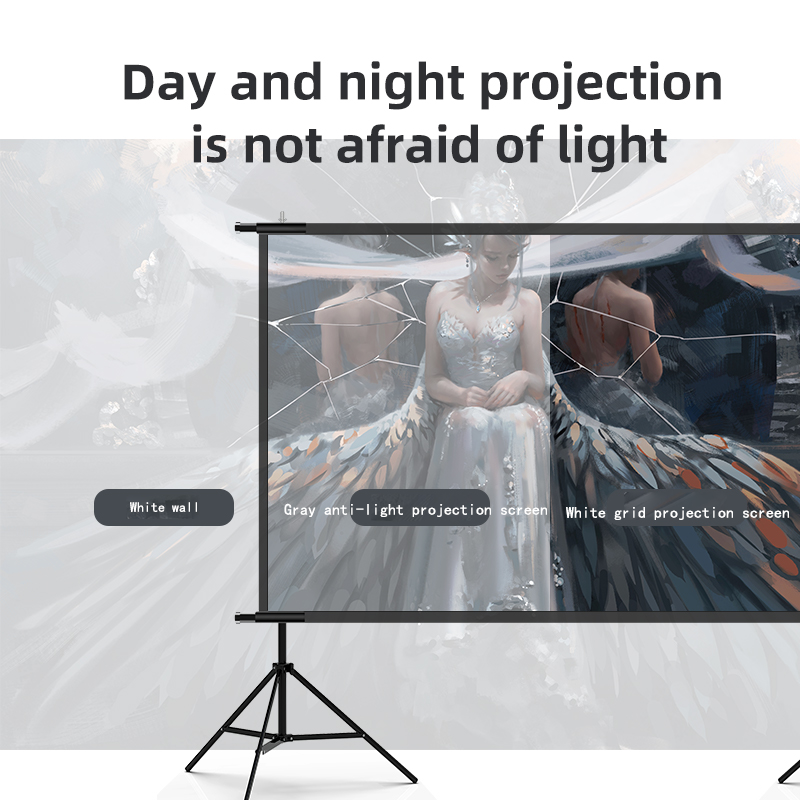 VEIDADZ Projector Screen With  - مراجعة Projector Screen 100 Inch وسعره