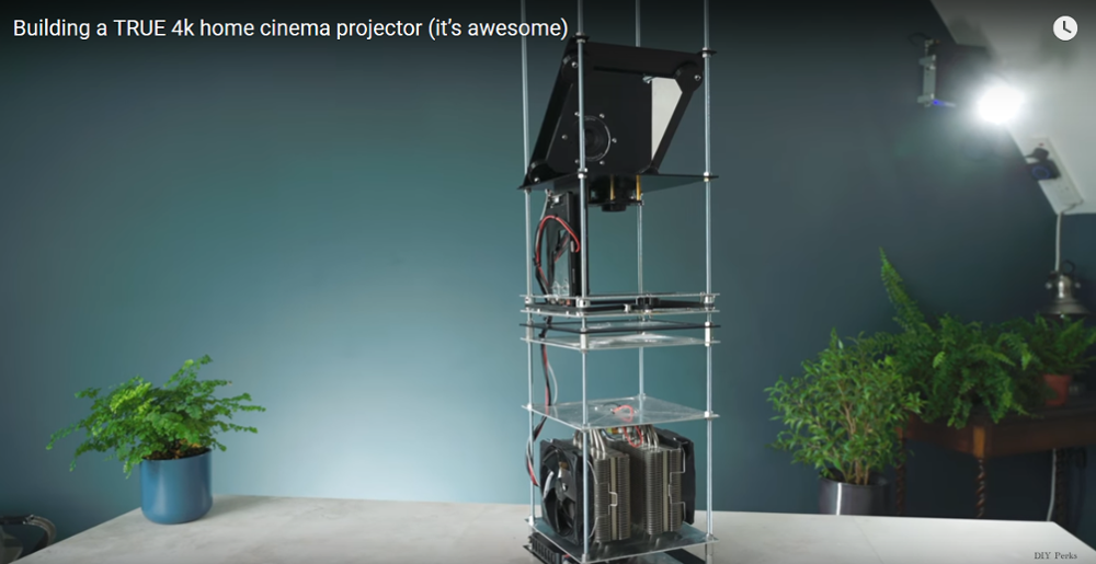 DIY LED U-HOME High CRI 95+ CO - مراجعة Home Cinema Led Projector وسعره