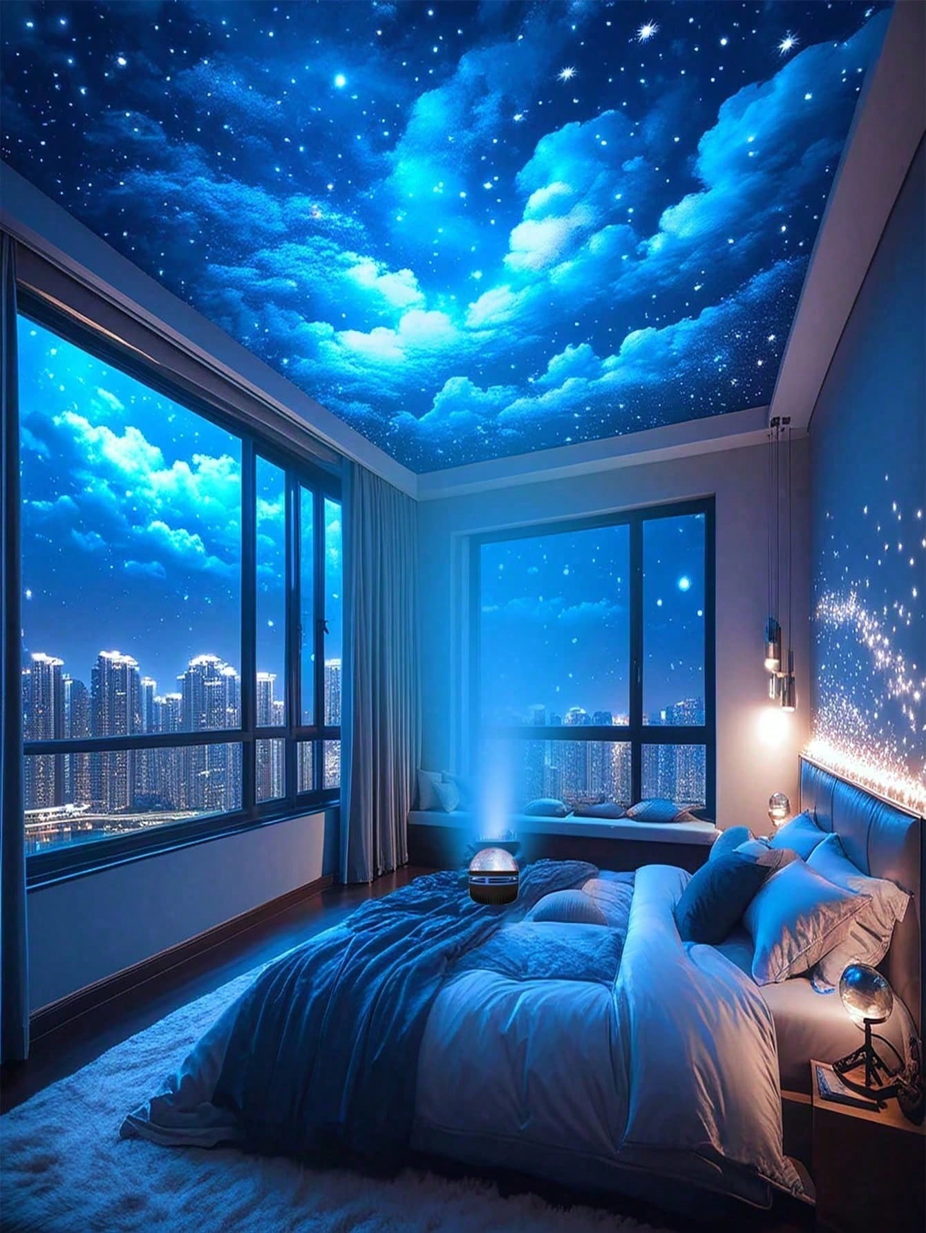 1pc LED Northern Lights Aurora - مراجعة Home Cinema Gifts وسعره
