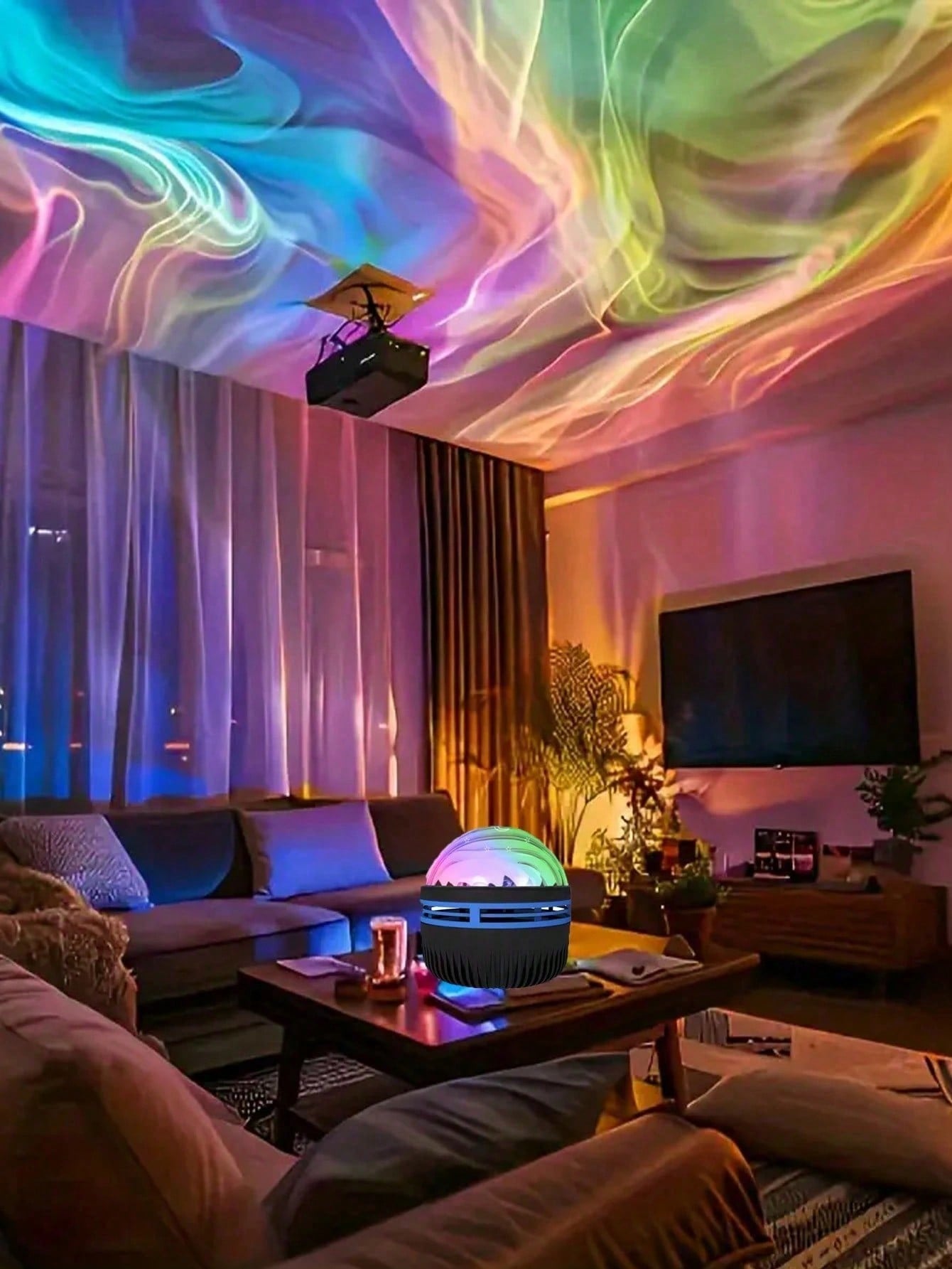 1pc LED Northern Lights Aurora - مراجعة Home Cinema Gifts وسعره