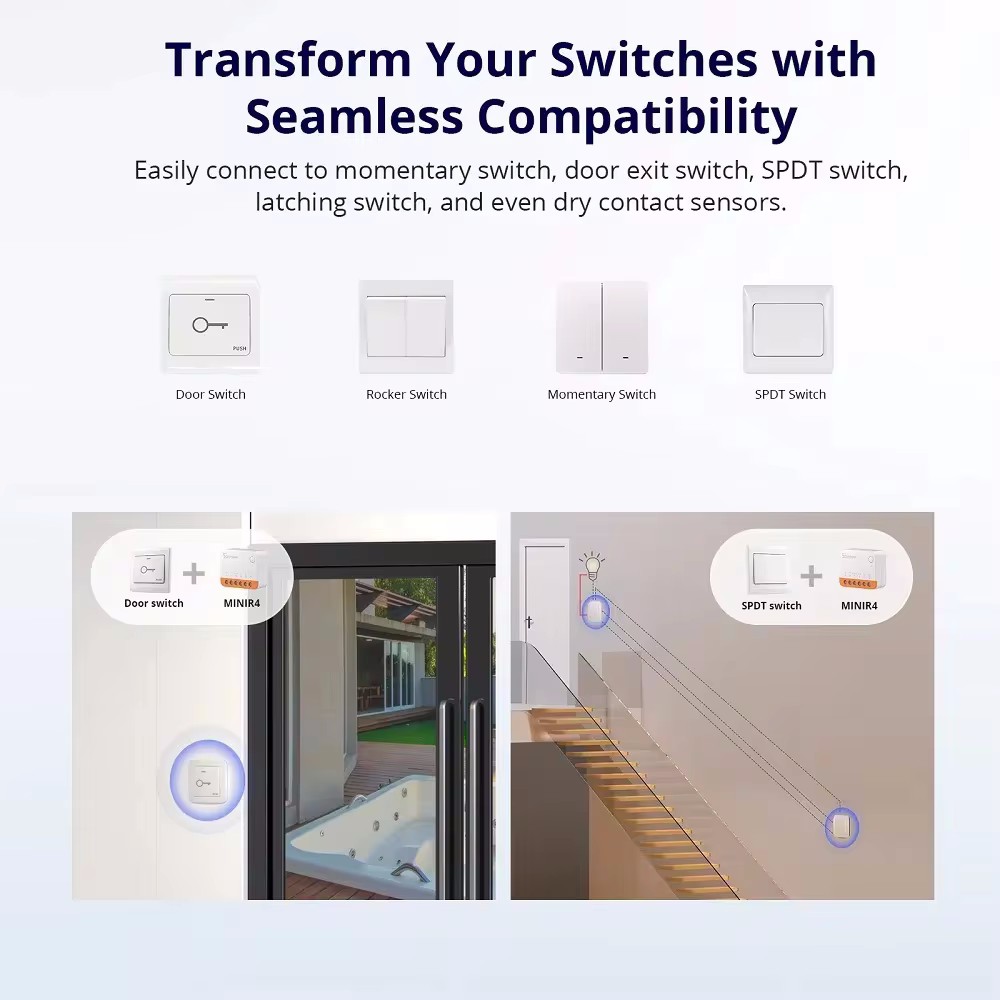 SONOFF Mini R4 Wifi Switch Mod - مراجعة Home Cinema App وسعره