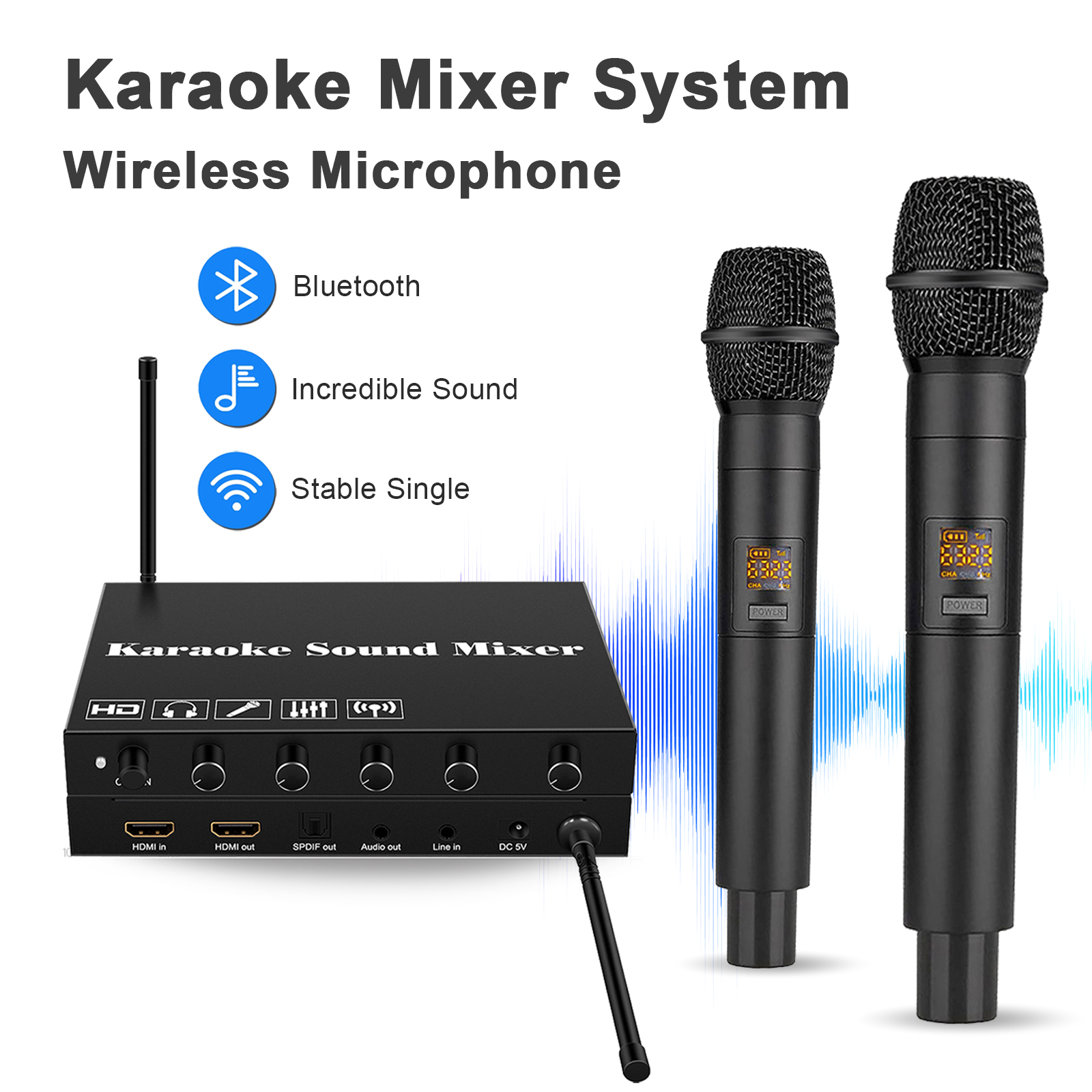 HDMI Karaoke Player Mixer Home - مراجعة Home Cinema Solution وسعره