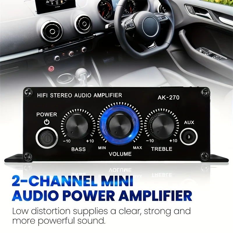 AK-270 HiFi Stereo Amplifier 4 - مراجعة Home Cinema Solution وسعره
