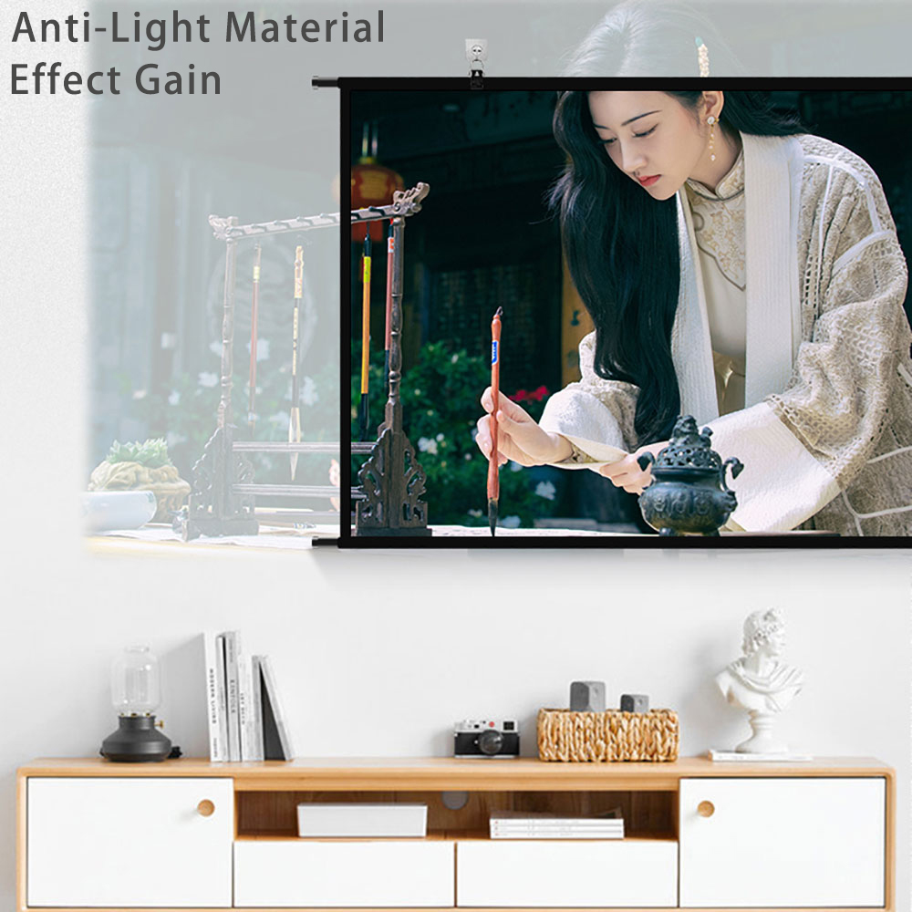 VEIDADZ Projector Screen Wall  - مراجعة Projector Screen 100 Inch وسعره