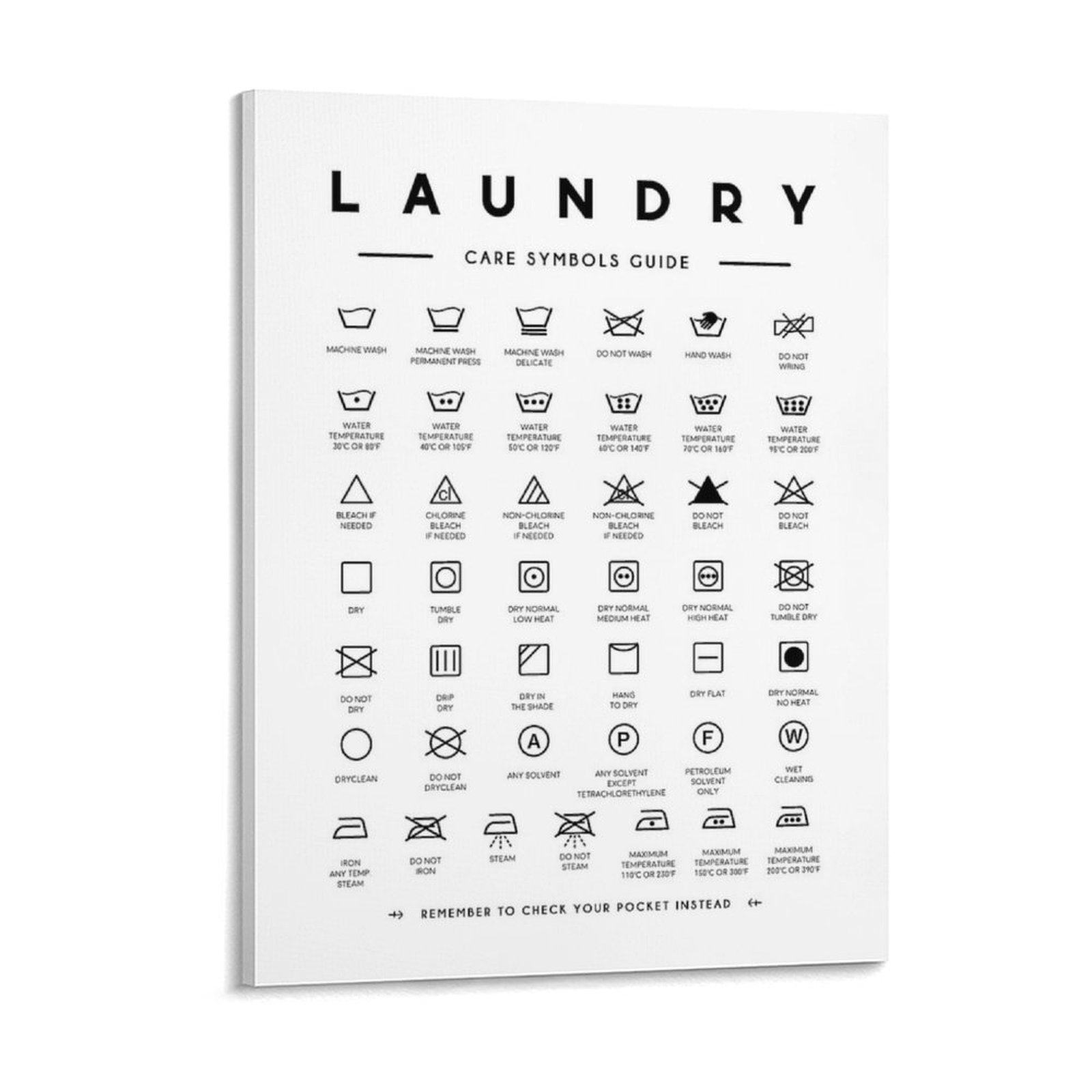 Laundry Symbols Guide Care For - مراجعة Home Cinema Guide وسعره