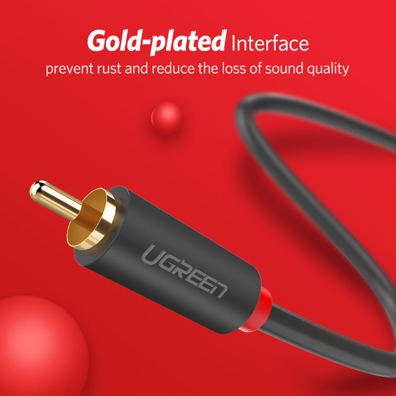 UGREEN 2RCA to 2 RCA Male to M - مراجعة Home Cinema Solution وسعره