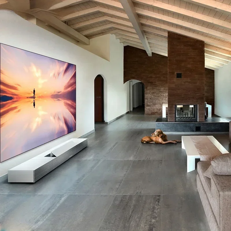 80 100 120 inch Ultra short th - مراجعة Projector Screen 100 Inch وسعره