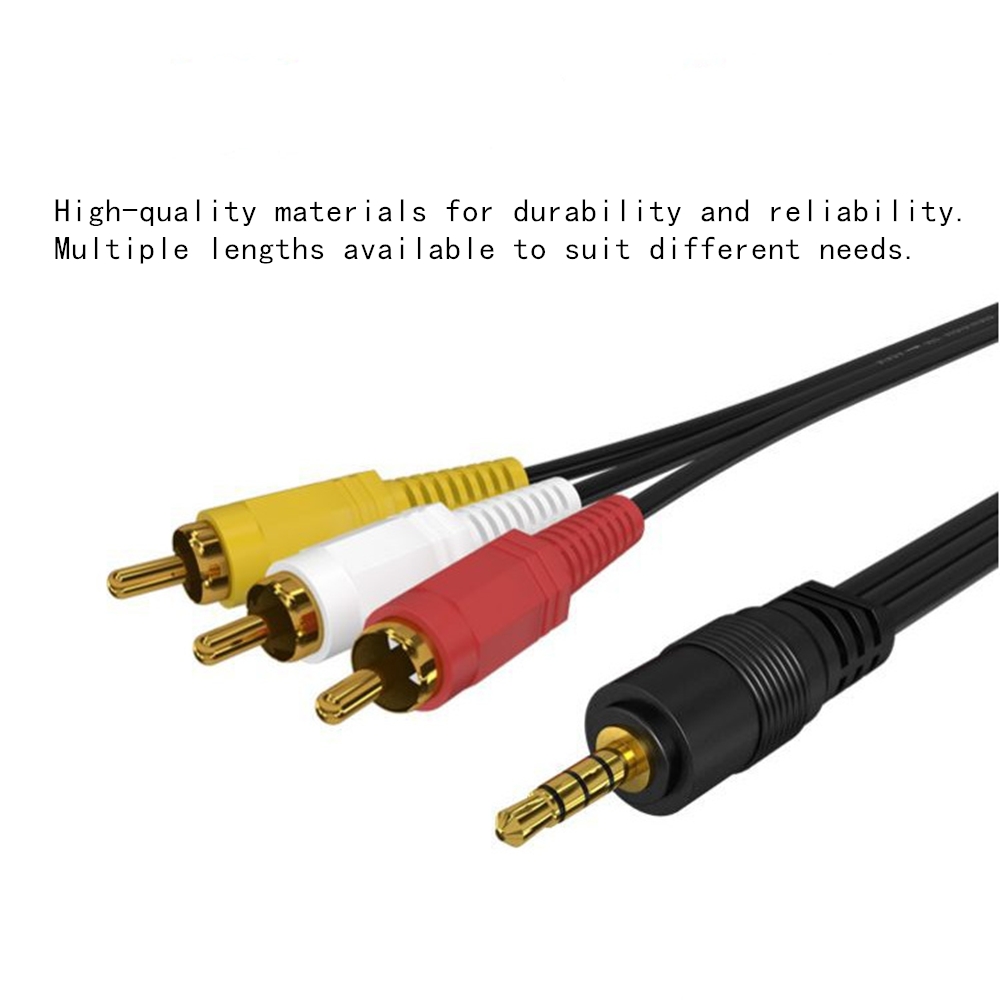 3.5mm to 3 RCA Audio Video Cab - مراجعة Home Cinema Solution وسعره