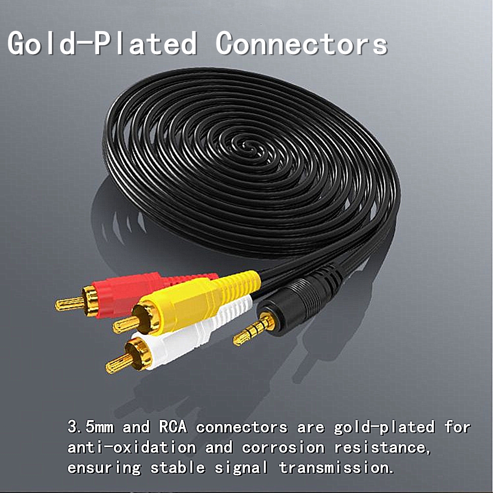3.5mm to 3 RCA Audio Video Cab - مراجعة Home Cinema Solution وسعره