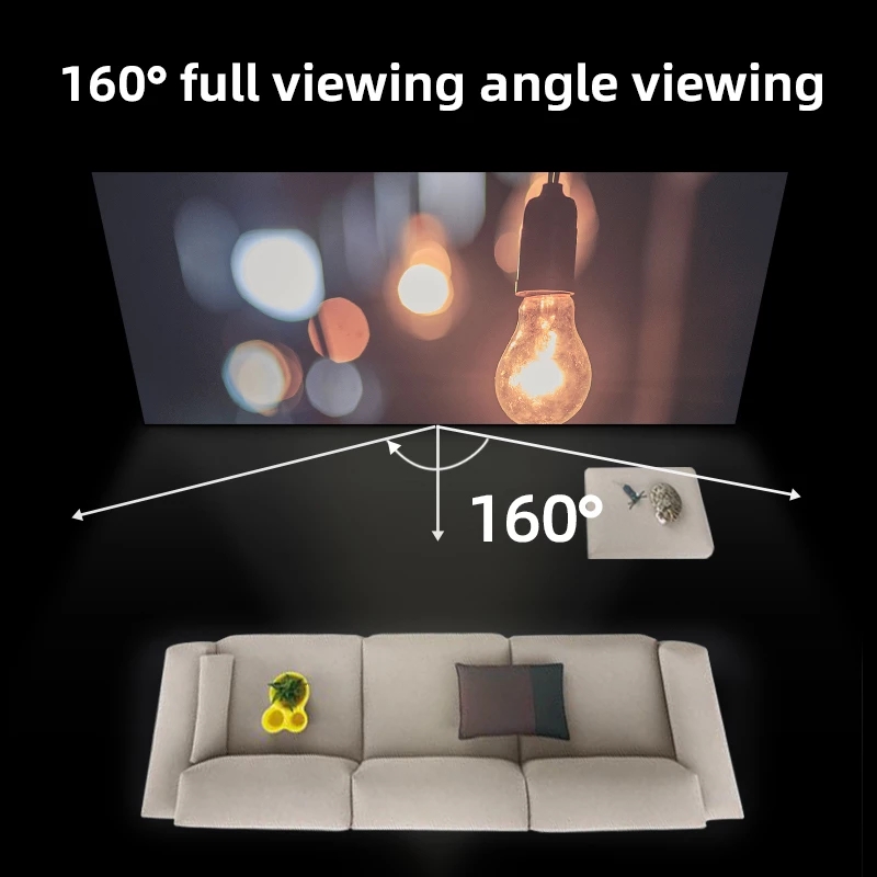 ZHNUWIE Projector Screen White - مراجعة Projector Screen 100 Inch وسعره