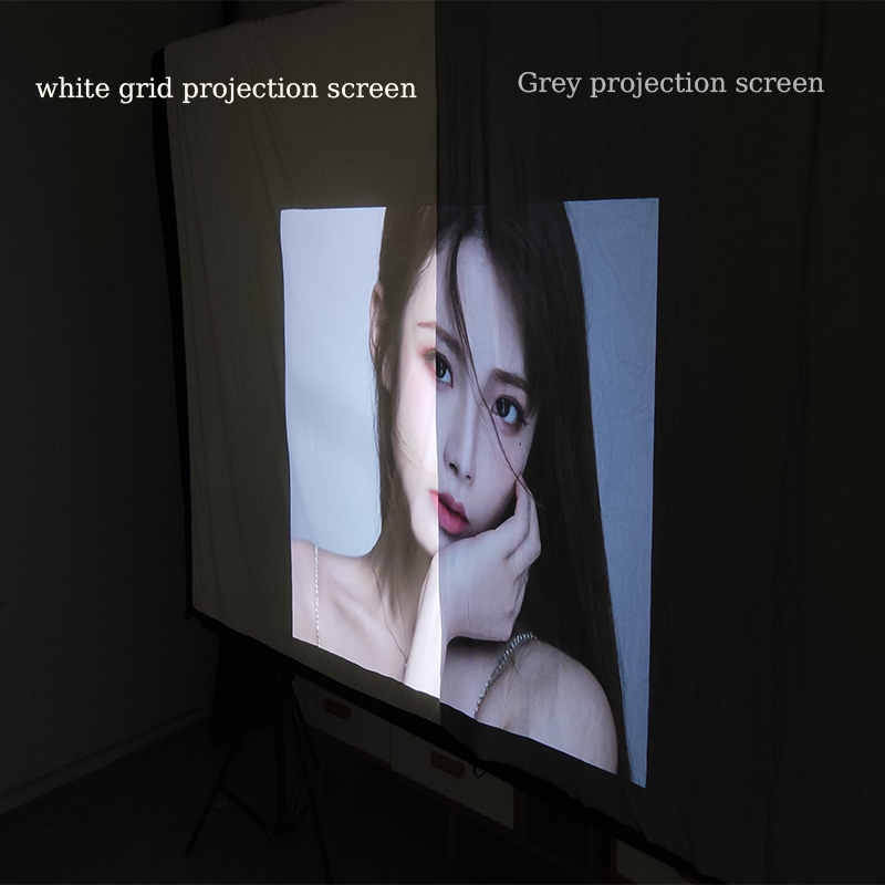 ZHNUWIE Projector Screen White - مراجعة Projector Screen 100 Inch وسعره