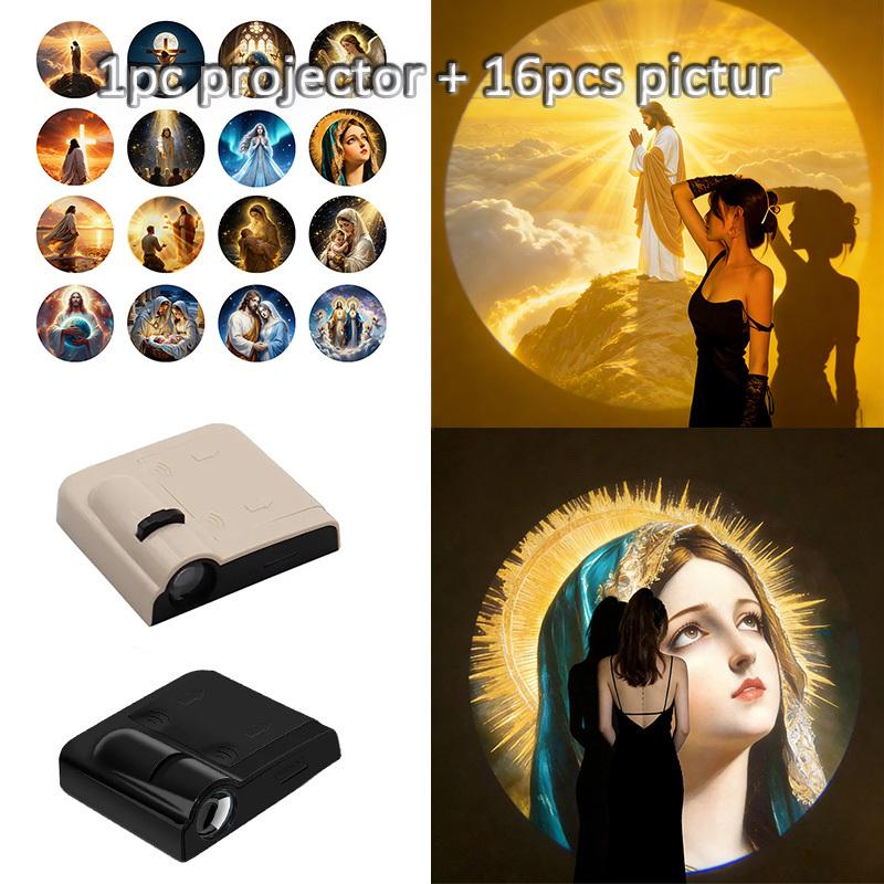 1 Lamp + 16 Pictures Christ Ch - مراجعة Home Cinema Led Projector وسعره