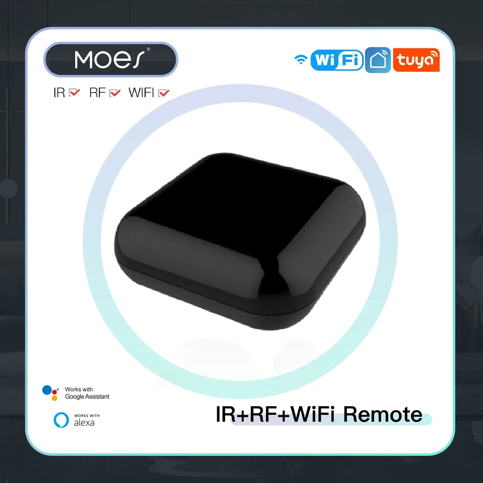 MOES Tuya WiFi IR RF Remote fo - مراجعة Home Cinema App وسعره
