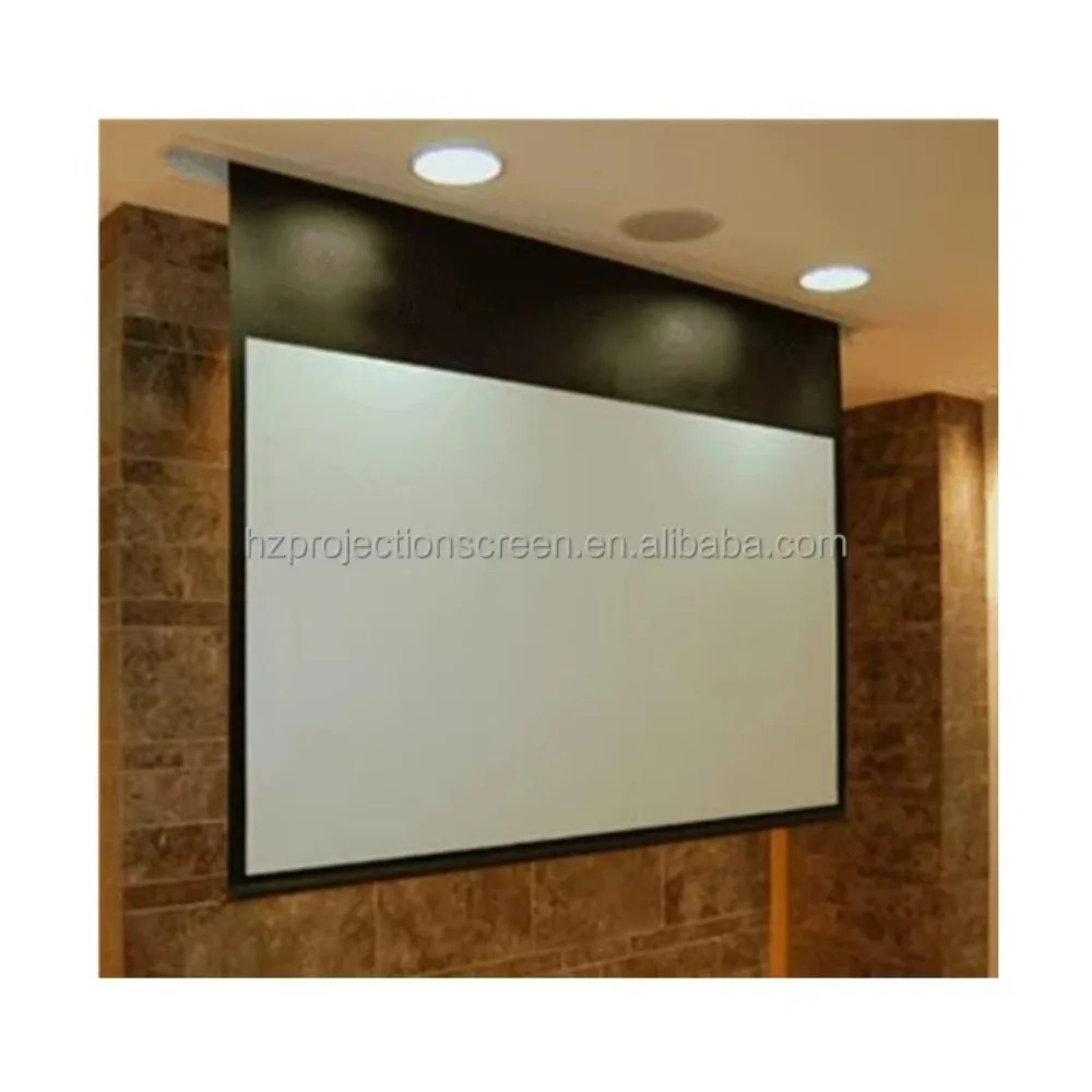 CE Certified Electric Projecto - مراجعة Projector Screen 100 Inch وسعره