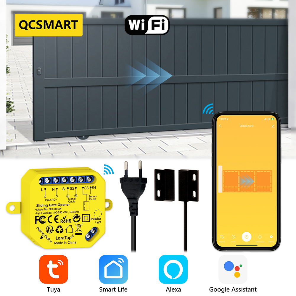 Tuya WiFi Sliding Gate Garage  - مراجعة Home Cinema App وسعره