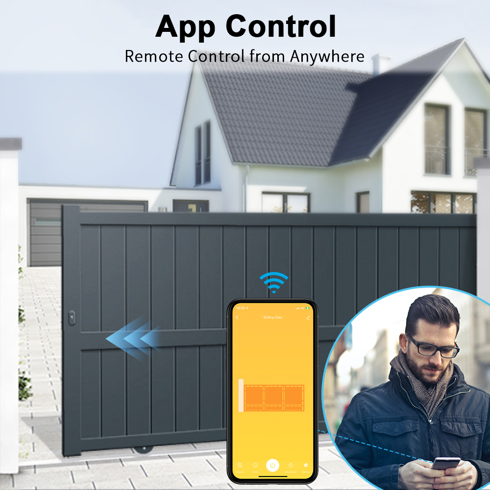 Tuya WiFi Sliding Gate Garage  - مراجعة Home Cinema App وسعره