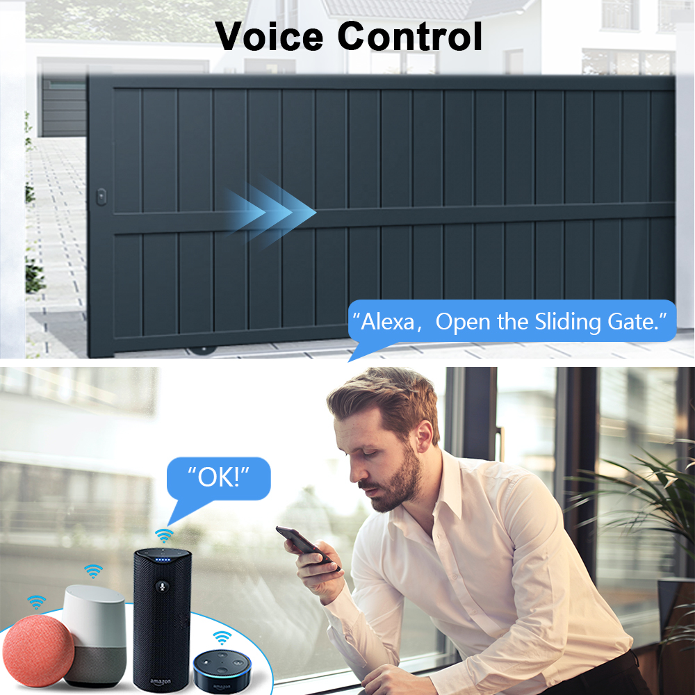 Tuya WiFi Sliding Gate Garage  - مراجعة Home Cinema App وسعره