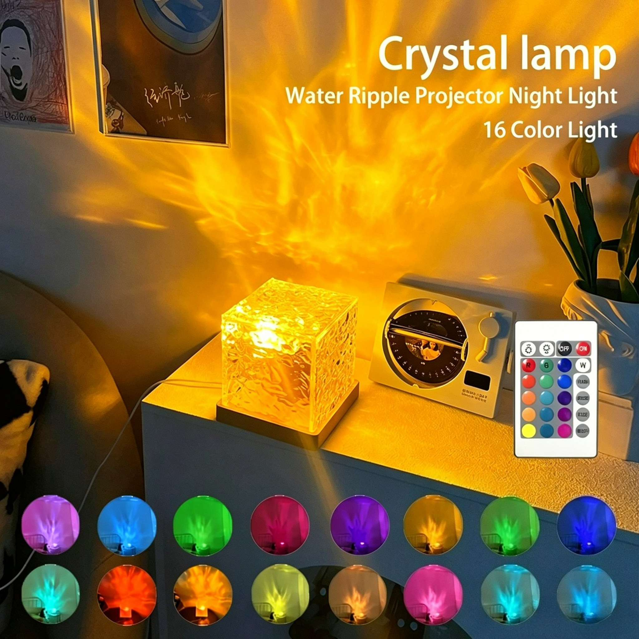 RGB 16 Colors Night Light Remo - مراجعة Home Cinema Led Projector وسعره