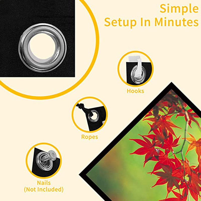 Simple Foldable Projection Scr - مراجعة Projector Screen 100 Inch وسعره