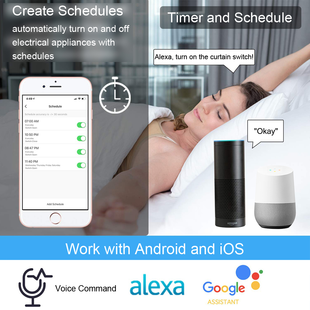 Tuya Smart Life WiFi Curtains  - مراجعة Home Cinema App وسعره