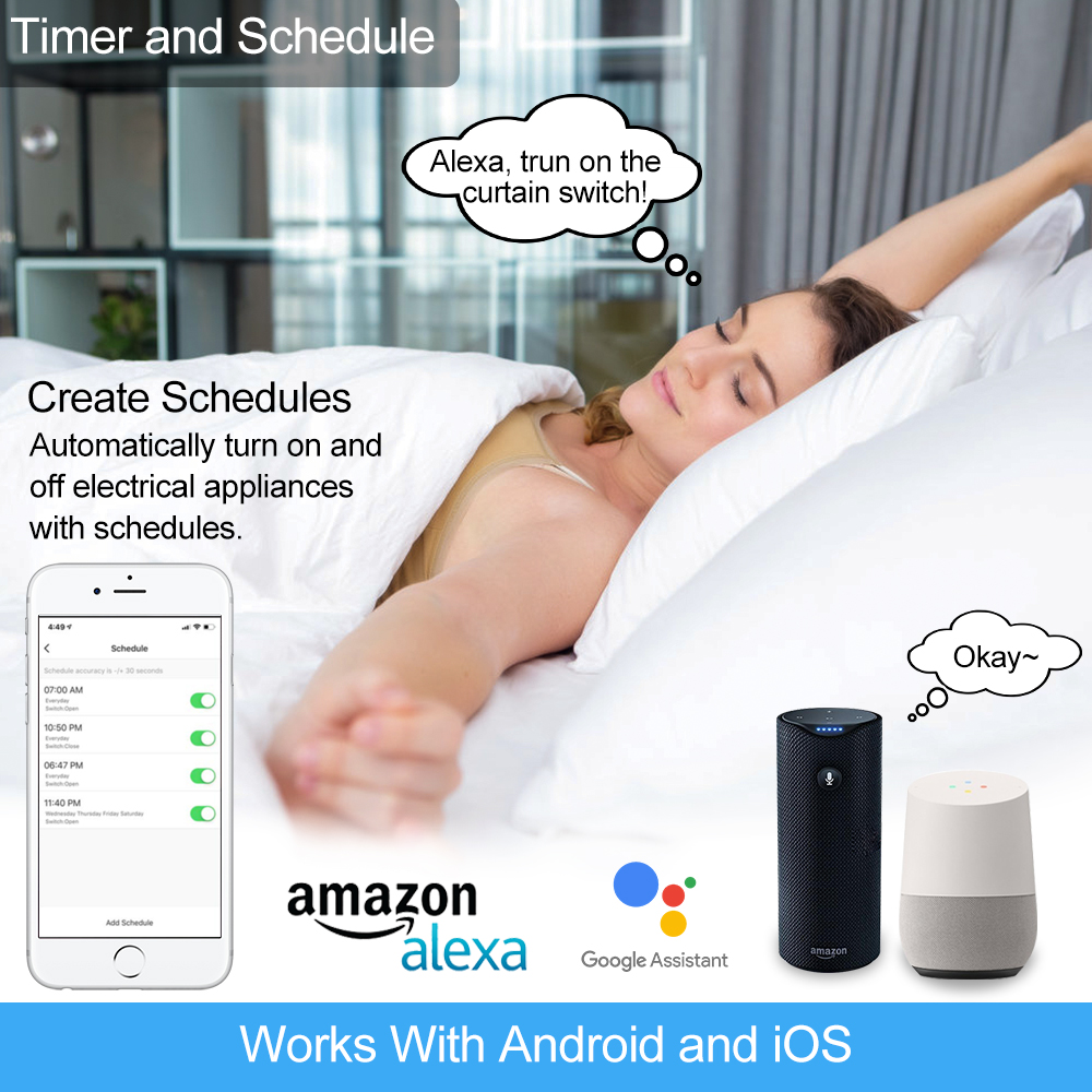Tuya Smart Life Curtain Switch - مراجعة Home Cinema App وسعره