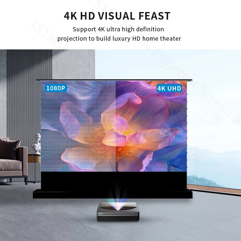 100 inch120 inch 16:9 Tab-Tens - مراجعة Projector Screen 100 Inch وسعره