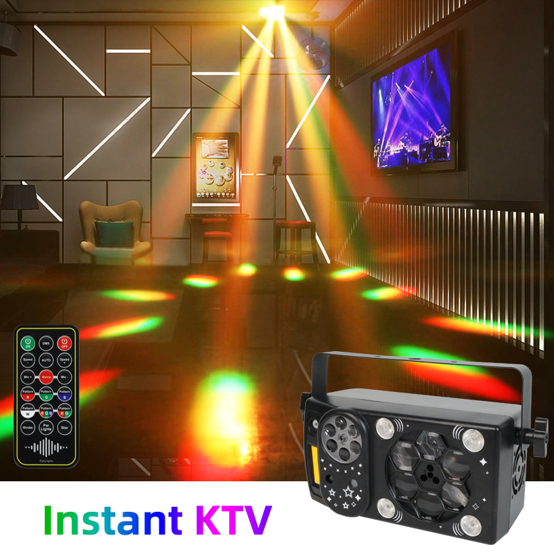 HCWE LED 7 In 1 Magic Ball Par - مراجعة Home Cinema Led Projector وسعره
