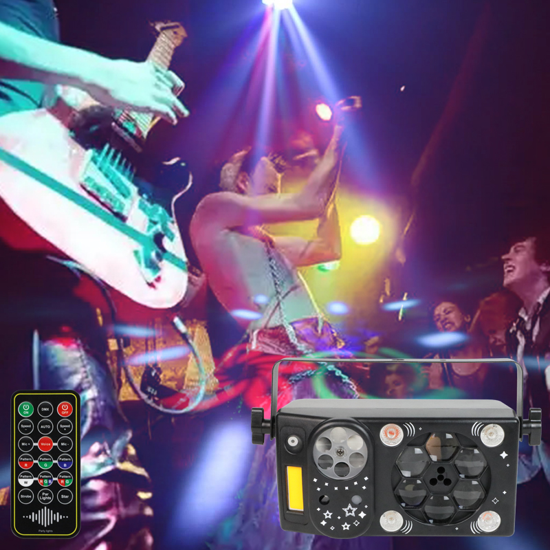 HCWE LED 7 In 1 Magic Ball Par - مراجعة Home Cinema Led Projector وسعره