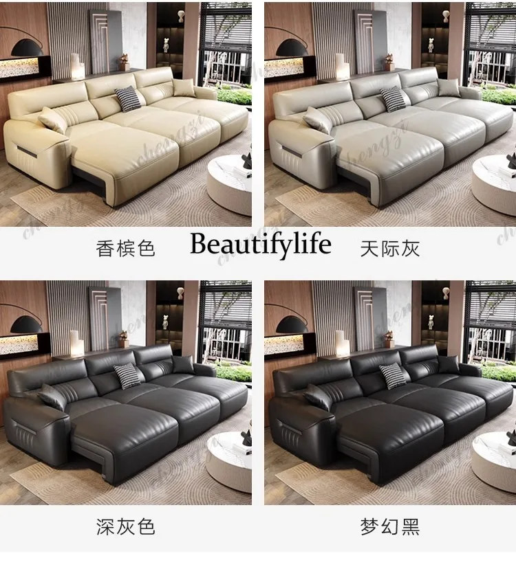 03 A68 Genuine Leather Living  - مراجعة Home Cinema Room Design وسعره