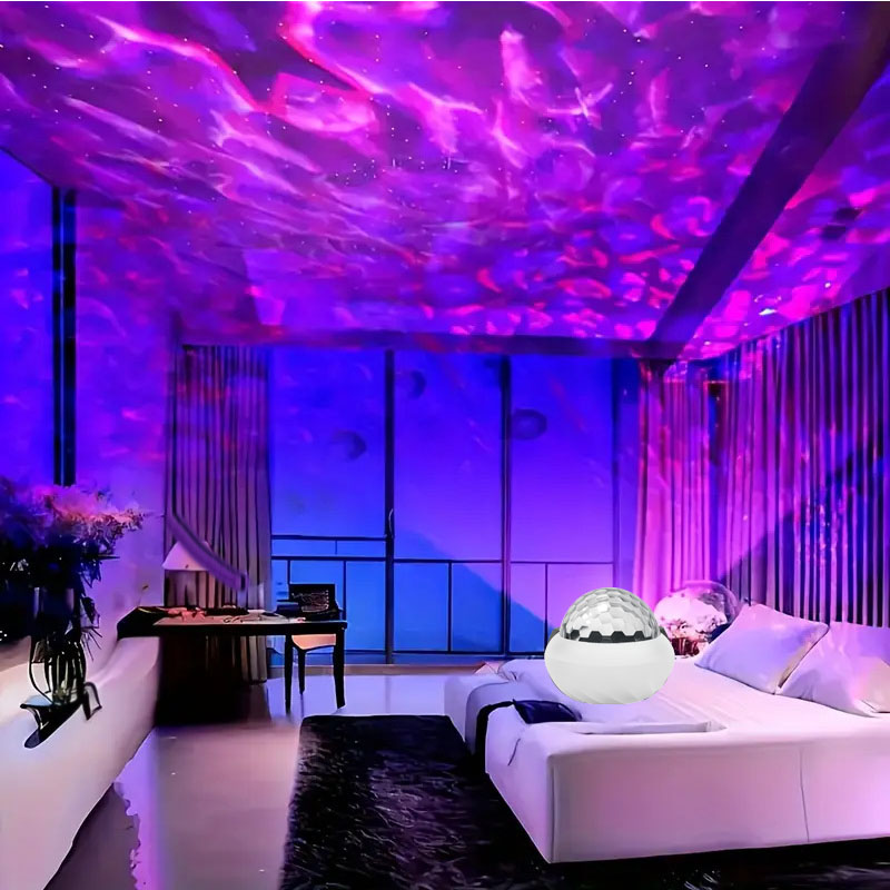 USB Aurora Projection Lamp Nor - مراجعة Home Cinema Led Projector وسعره
