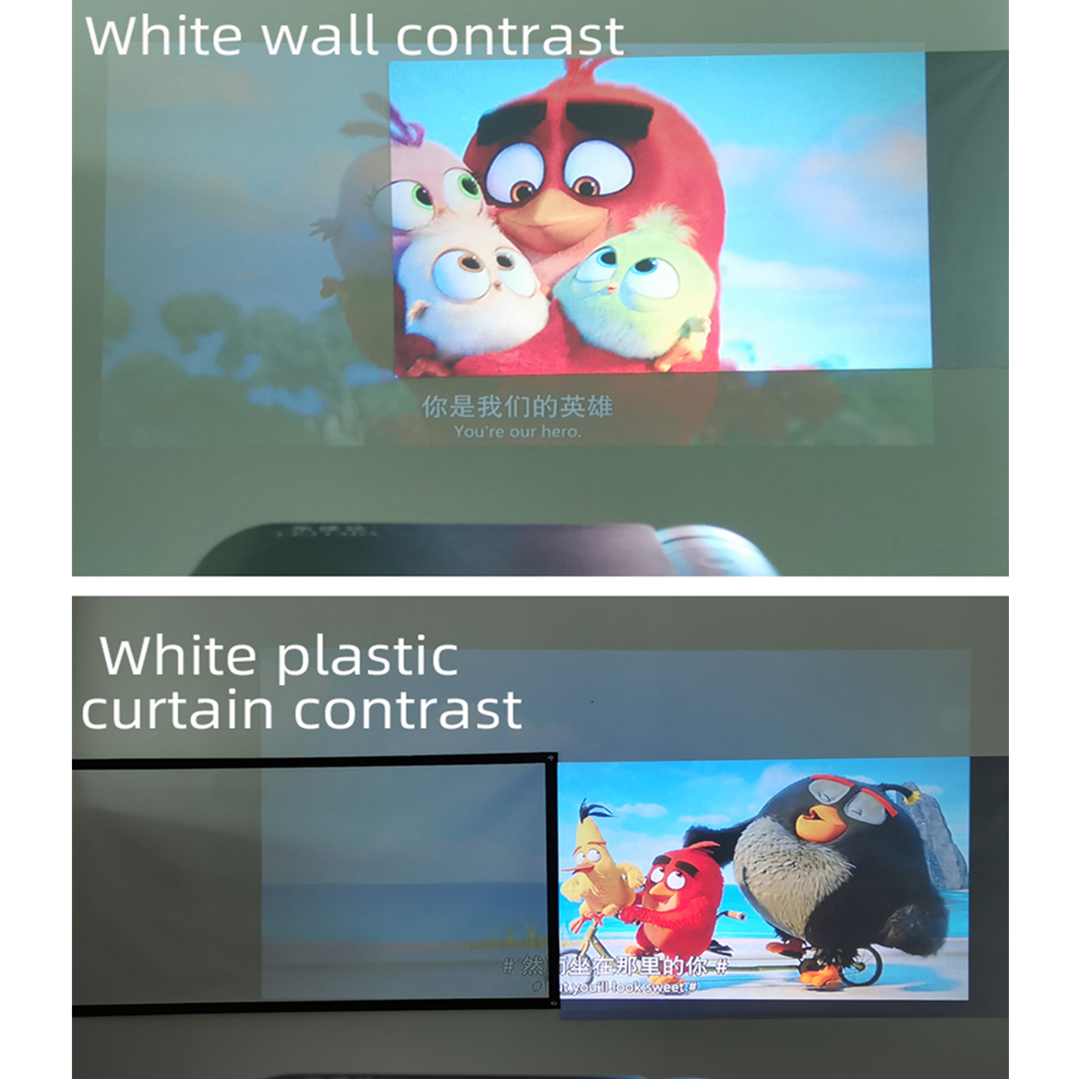 MIXITO Projector Screen Simple - مراجعة Projector Screen 100 Inch وسعره